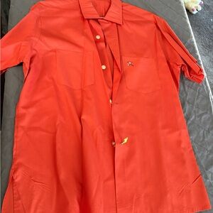 Van Heusen Red Button-Up Shirt